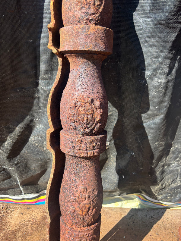 Pair of Cast Iron Newel Posts GA21620