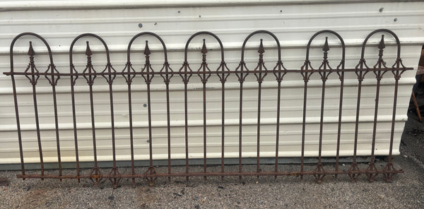 7 Foot Iron Fence Panel GA21387