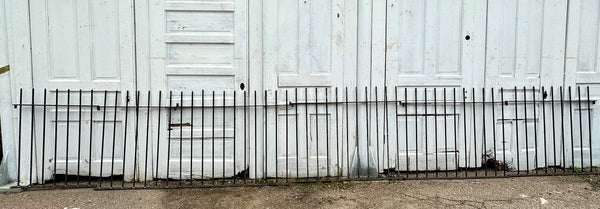 41 Linear Ft of Restored Iron Window Grates GA20439