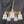 Load image into Gallery viewer, Restored 5 Light Brass Victorian Pan Chandelier w/ Textured White Shades GS01021
