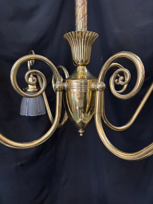 Brass Victorian 4-Light Chandelier GA21167