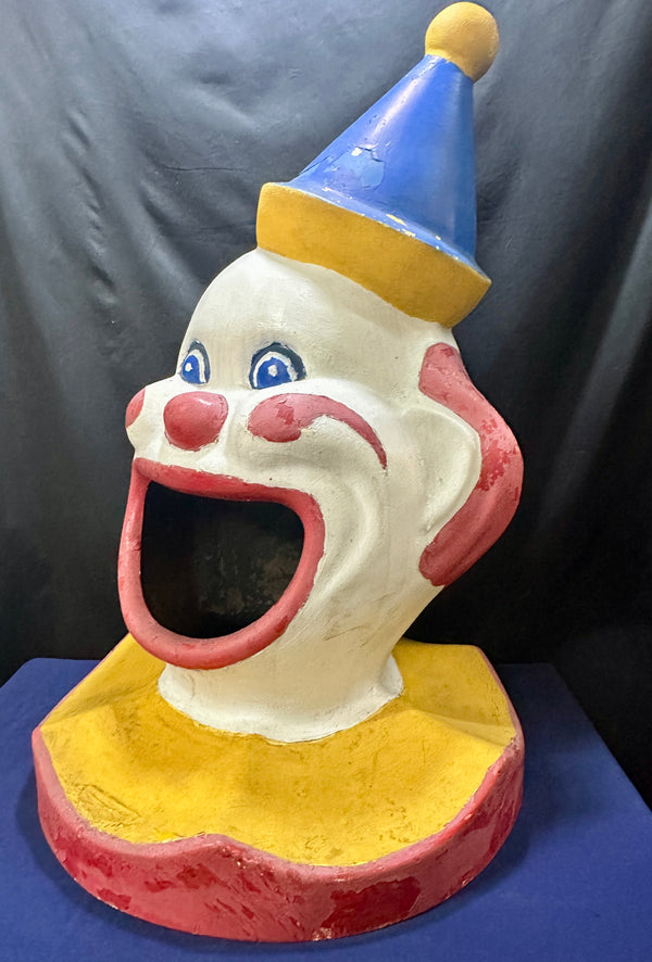 Vintage Amusement Park Clown Trash Can Lid Cover GA20536