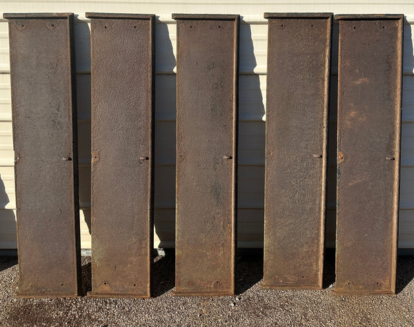 Set of 5 50" Long Cast Iron Stair Treads GA20613