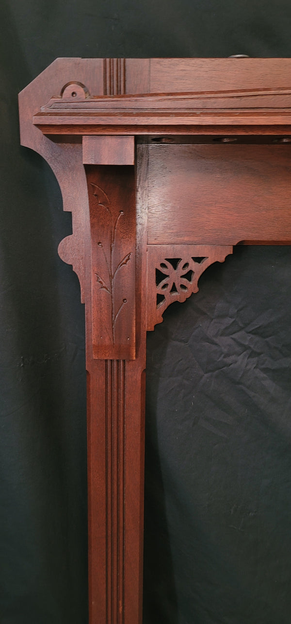 Vintage & Ornate Brunswick Billiards 10 Hole Cue Rack 60" T x 35 1/2" W GS00579