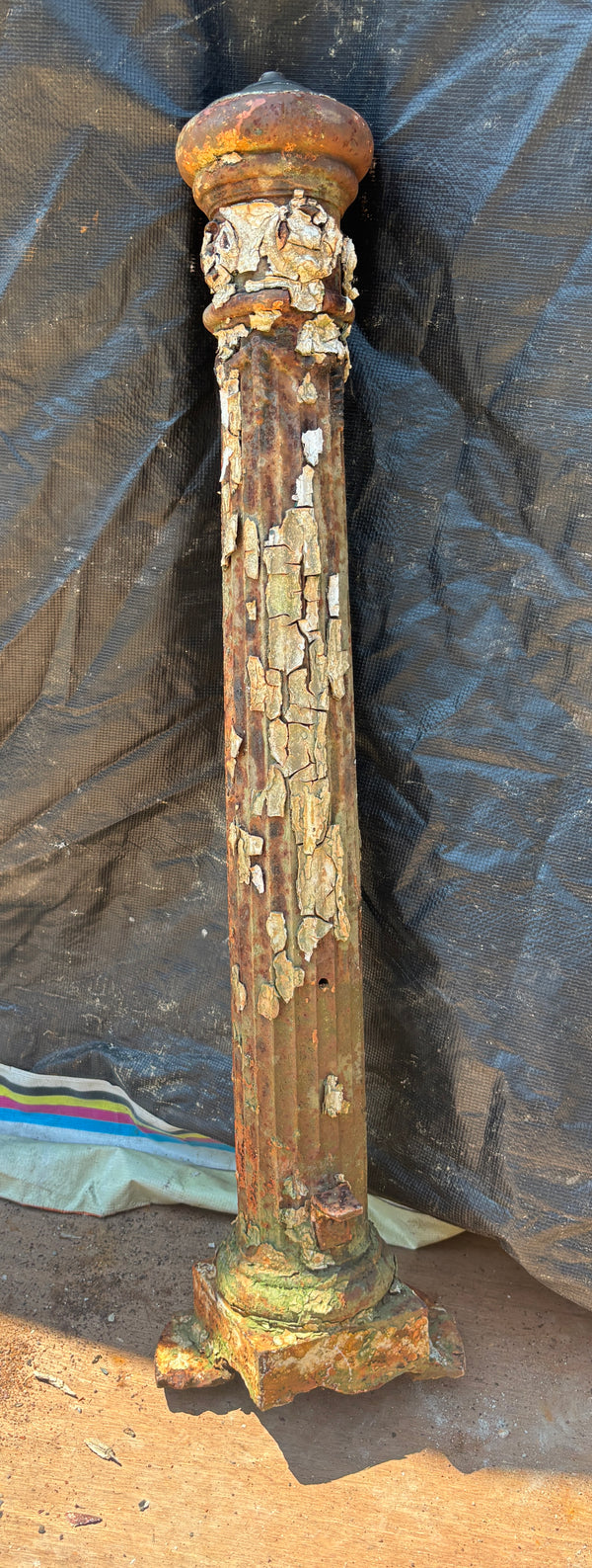 Cast Iron Newel Post GA21556
