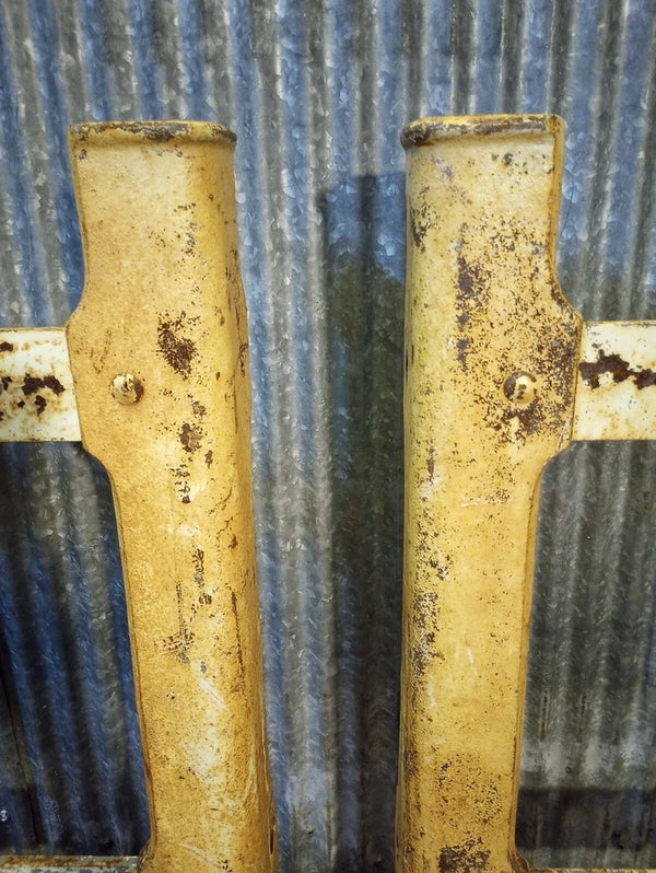 Pair of Cast Iron Machine Legs 27 3/8" Tall x 26" Wide GA-S087