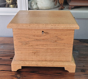Hand Crafted Solid Oak Jewelry or Keepsake Box 13