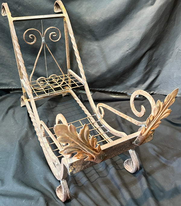 Custom Wrought Iron Decorative Holiday Sleigh GA20453