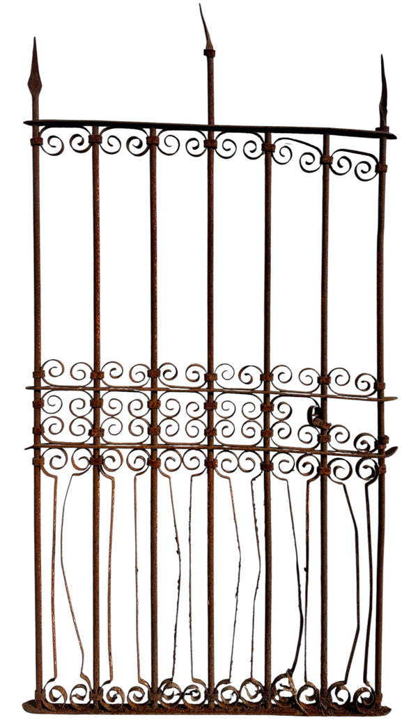 Antique Wrought Iron 76" Tall Gate GA20648