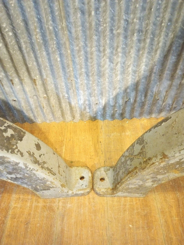 Pair of Cast Iron Factory Machine Legs 24" T x 37" W GA-S088