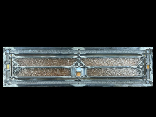 4 Sets of Stained + Pebbled Glass Window Panels GA20701