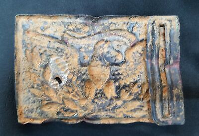 1870's Military Eagle Belt Buckle Dug in King William Virginia GS00707