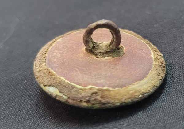 Civil War Confederate Lined "I" Infantry Coat Button GS01038