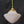 Load image into Gallery viewer, Restored Art Deco Pendant Light w/ Ribbed Bullet Point Shade GS01022
