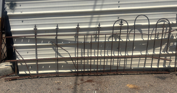 48 Feet of Wrought Iron Fence Panels GA21273