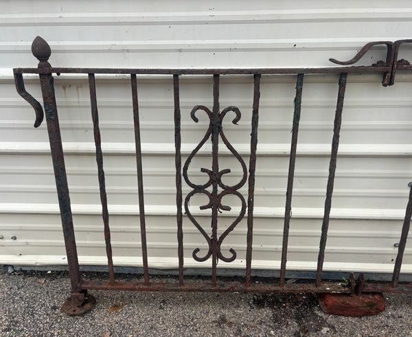 2 Matching Pairs of Wrought Iron Porch Railings GA21253
