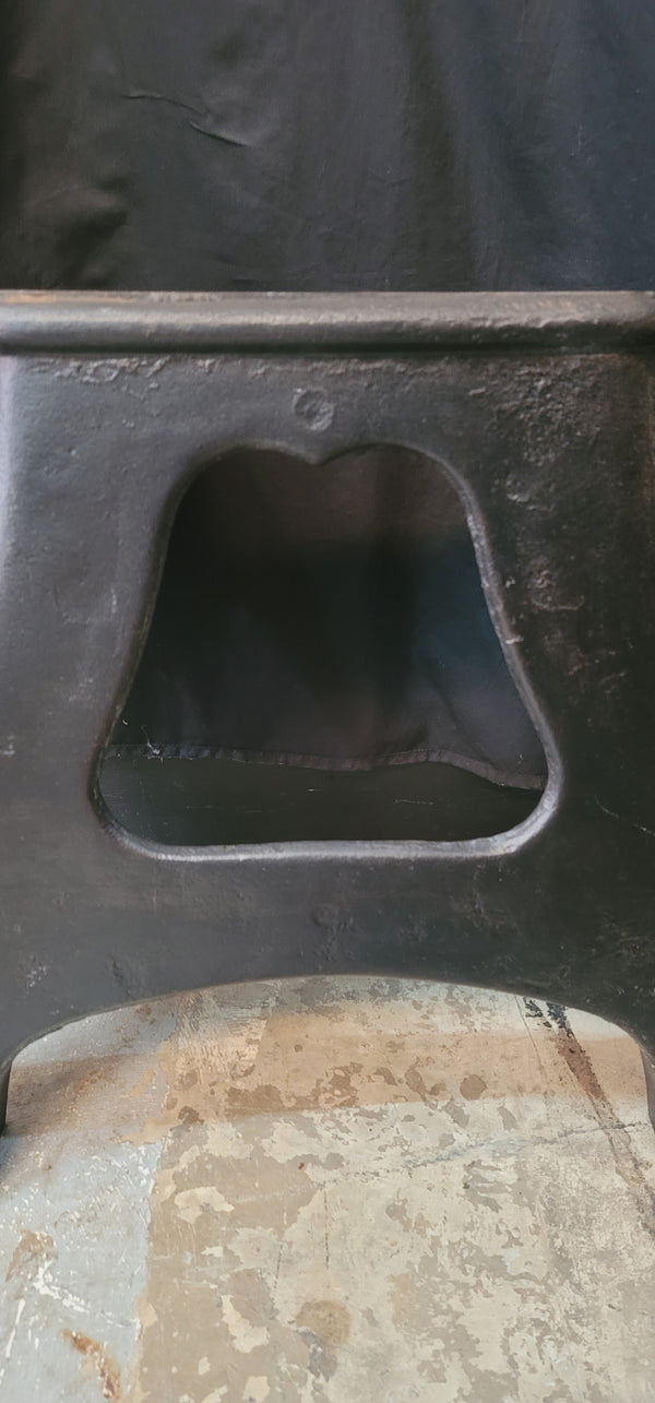 Pair of Cast Iron Factory Tapered Machine Legs 21" T GS00689