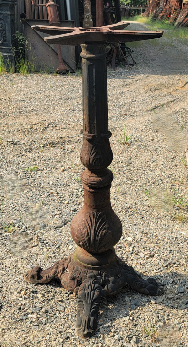 Tall Ornate Cast Iron Table Base 41" Tall GS00654