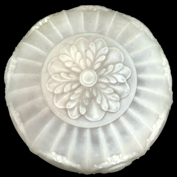 Vintage Frosted Glass Ceiling Light Shade w/ 14" Fitter GA20785