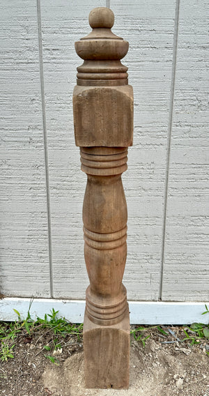 Restored Heart Pine Newel Post GA20430