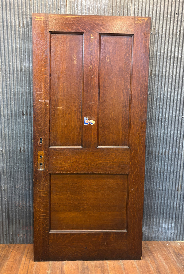 3-Panel Wooden Door GA21478