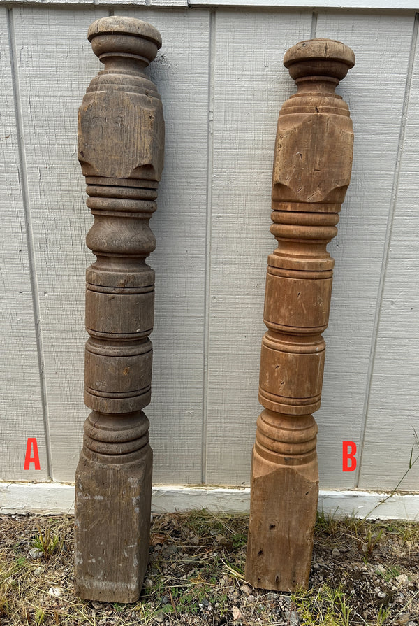 Turned Newel Post Pair GA20304