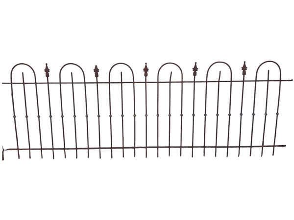 22 feet of antique iron fencing GA21083