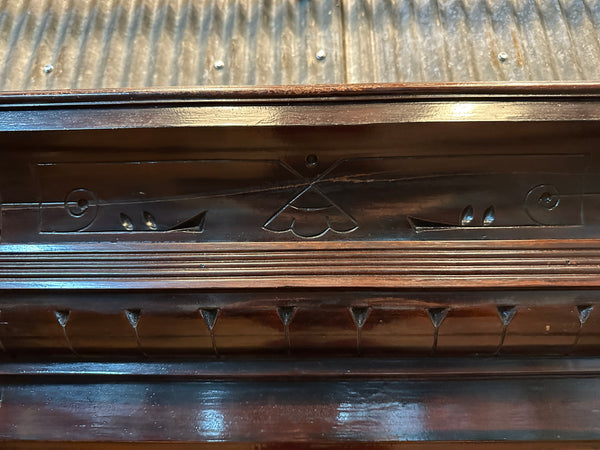 Victorian Era Eastlake Mirror w/ Original Mercury Glass GA20300