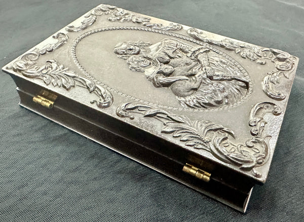 Antique Victorian Thermoplastic Ambrotype Photo Case w/ Velvet Interior GA20541