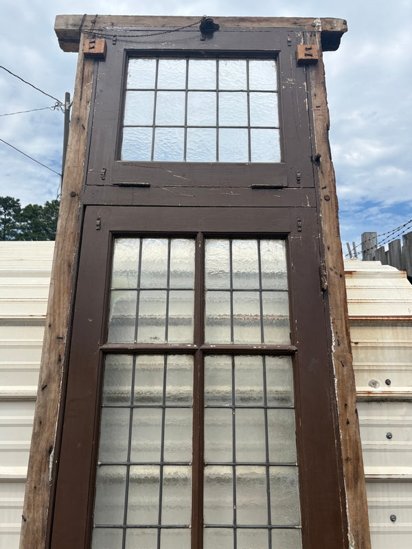 Single French Door with Transom Window GA21533