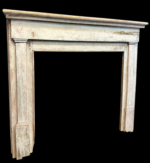 Antique Traditional Painted Wood Fireplace Mantel GA20599