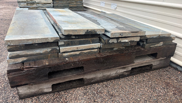 16 Gray Slate Steps GA21396