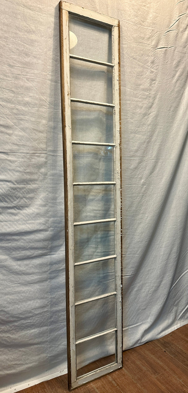 8-Ft Long / 9-Pane Transom Window w/ Wavy Glass GA20435