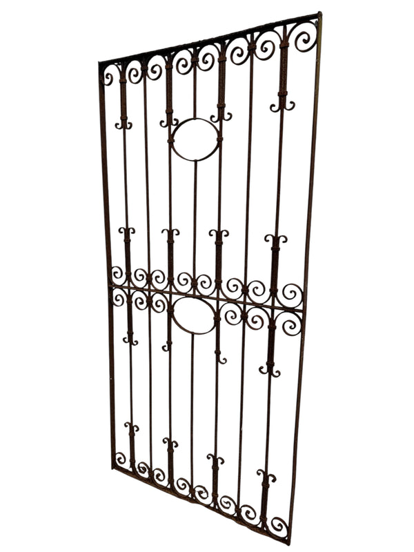 Antique Wrought Iron 74"+ Tall Gate GA20746