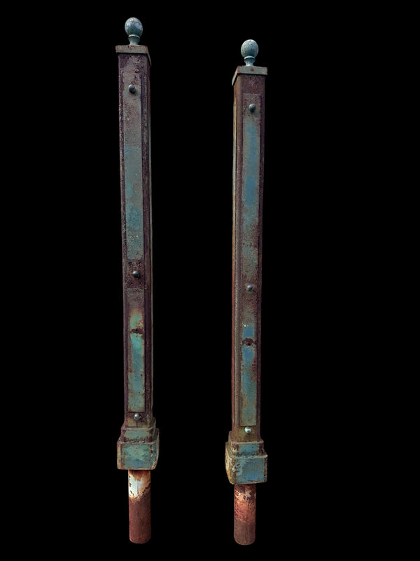 Vintage Cast Iron Posts - 2 Available - GA21053