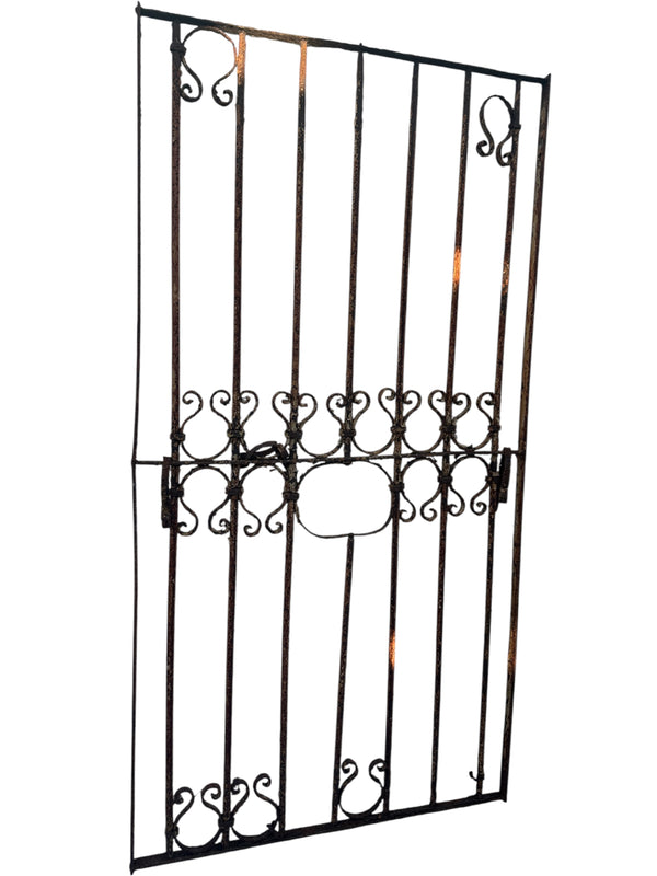 Antique Wrought Iron 68" Tall Gate GA20642