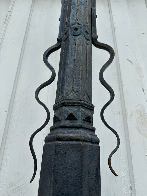 19th Century Cast Iron Plant Hanging Post GA20295