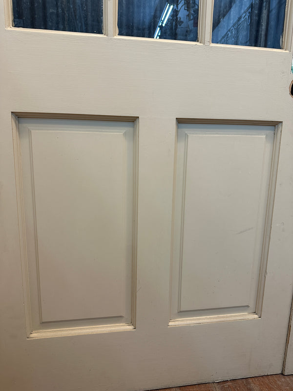 Pair of 9-Pane Raised Paneled Double Doors GA20727