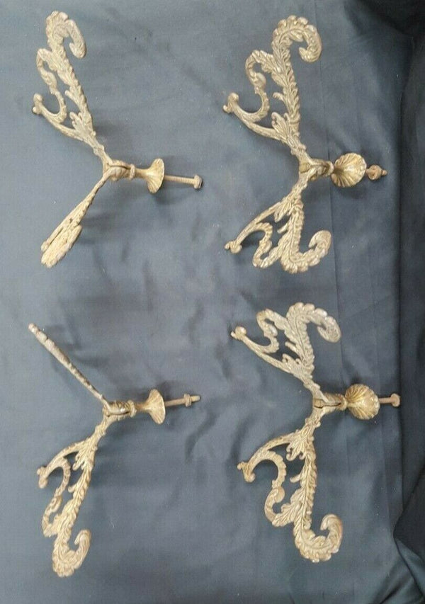 Set of 4 Victorian 4 Point Wide & Tall Hall Tree Coat Hooks GA4120