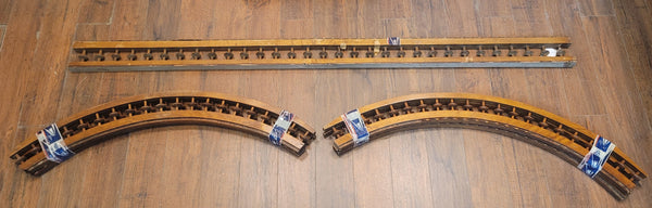 Vintage 5 Piece Arched & Straight Wooden Fretwork Set GS00897