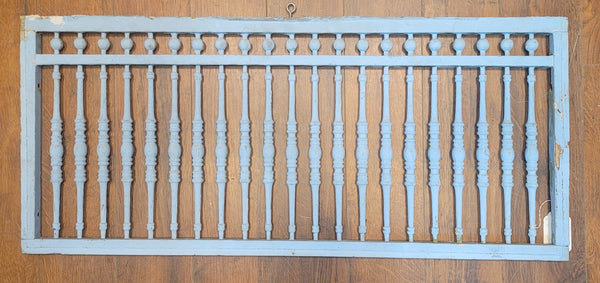 Vintage Ornate Wooden Fretwork Panel 15" T x 34 1/4" L GS00891