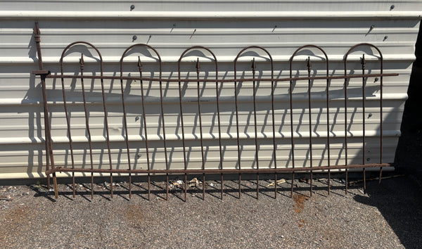 75 Feet of Wrought Iron Hairpin Fencing GA21242