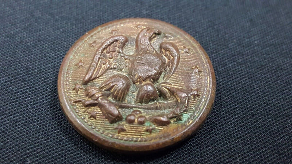 Civil War U.S. Naval Officer's Eagle Coat Button Recovered GS010928