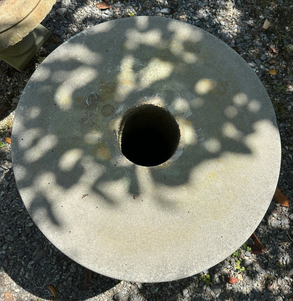 Concrete Fountain Base w/ Acanthus Leaf Design GA20349