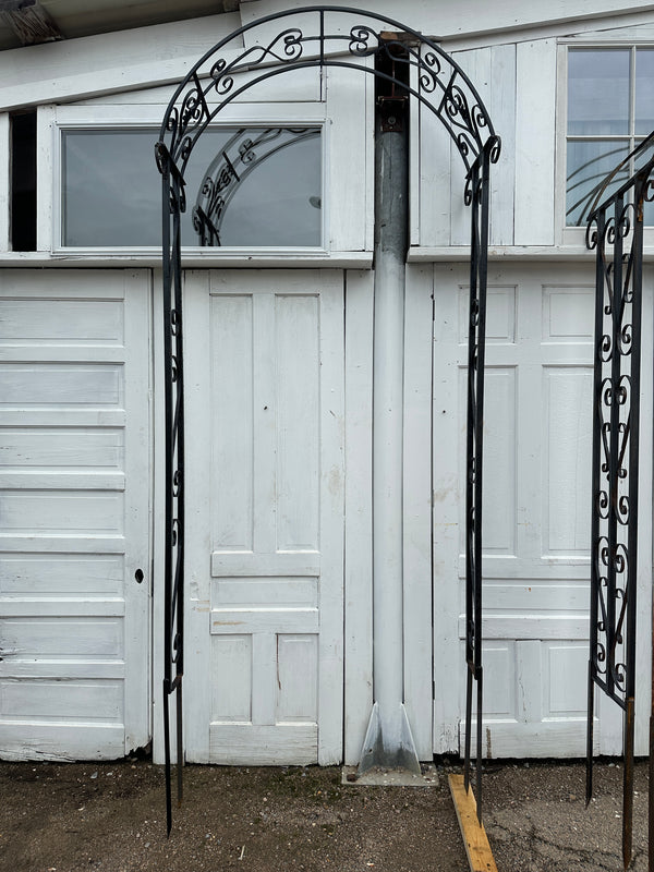 8 Foot+ Ornate Wrought Iron Arbor GS6057