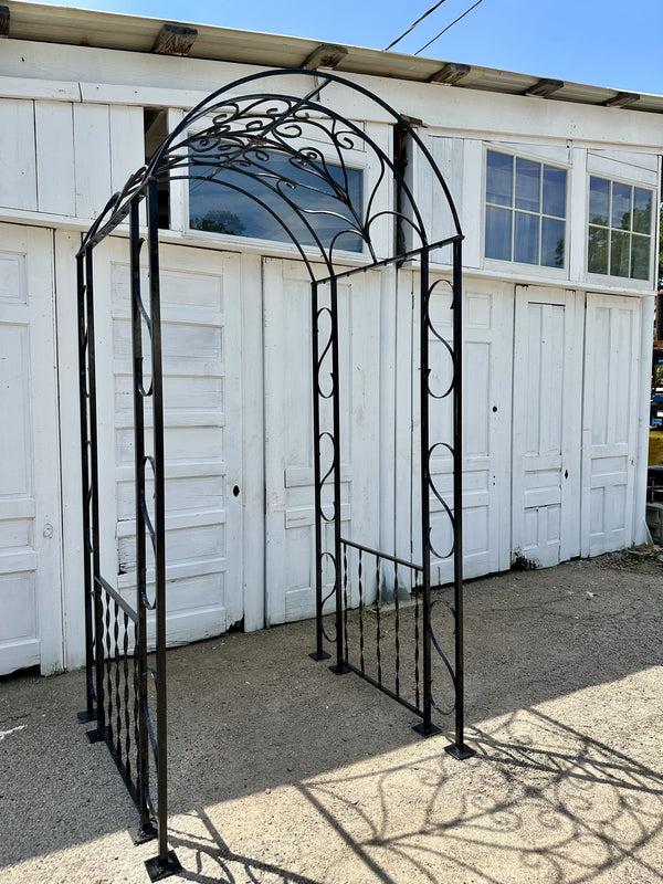 Antique Wrought Iron Custom-Fabricated Arbor GA20280