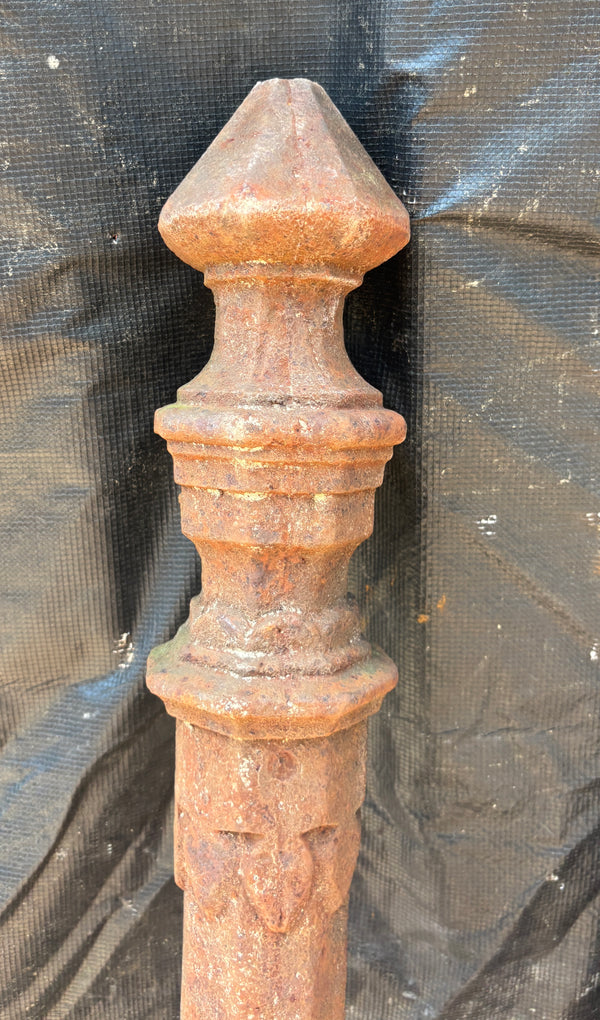 Two Cast Iron Newel Posts GA21561