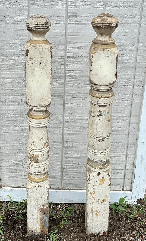 Turned Newel Post Pair GA20414
