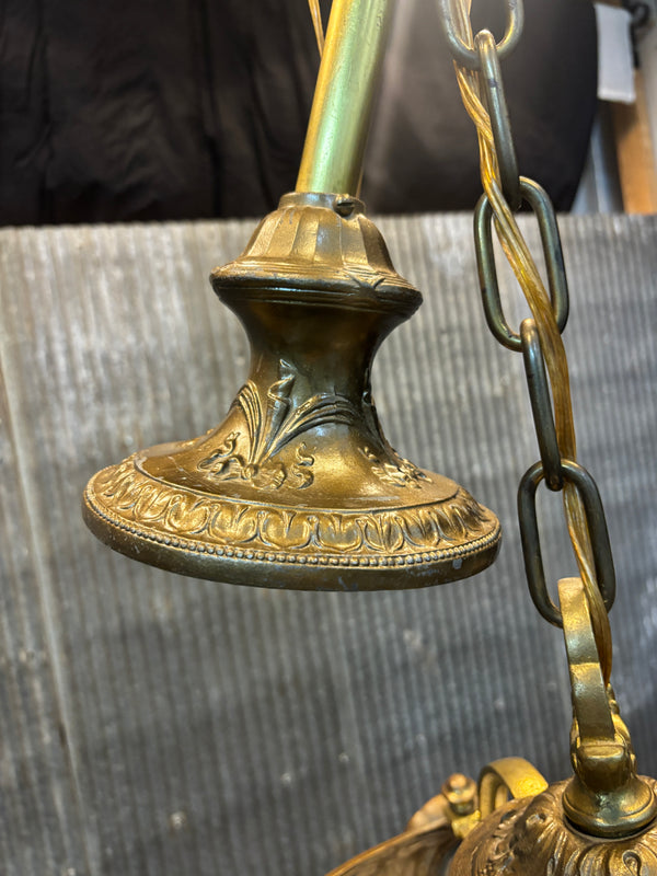 Pair of Bronze 6-Light Globe Chandeliers GA21361
