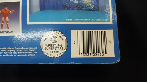 NOS 1985 Superstar Thumb Wrestlers Hulk Hogan & Big John Studd GS00726